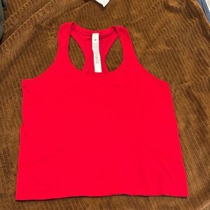 lululemon swiftly tech Red racerback Tank race length